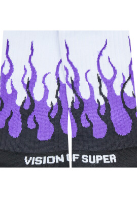 Vision Of Super Дълги чорапи unisex VSA00159CZ Бял - Pepit.bg