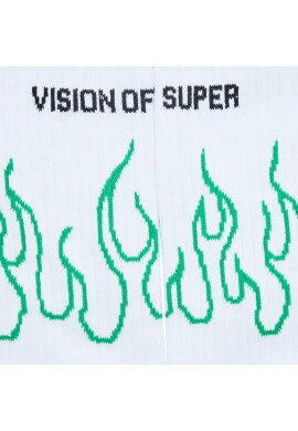 Vision Of Super Дълги чорапи unisex VSA00169CZ Бял - Pepit.bg