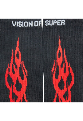 Vision Of Super Дълги чорапи unisex VSA00784CZ Черен - Pepit.bg