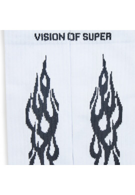 Vision Of Super Дълги чорапи unisex VSA00787CZ Бял - Pepit.bg