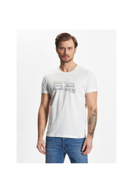 Volcano Тишърт M02006-S23 Бял Regular Fit - Pepit.bg