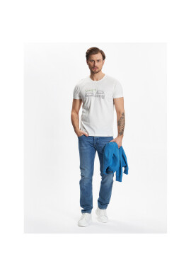 Volcano Тишърт M02006-S23 Бял Regular Fit - Pepit.bg