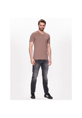 Volcano Тишърт Slit M02370-S23 Кафяв Regular Fit - Pepit.bg
