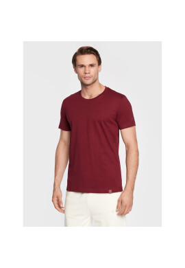 Volcano Тишърт T-Basic M02056-W23 Бордо Regular Fit - Pepit.bg