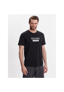 Volcano Тишърт T-Brad M02018-S23 Черен Regular Fit - Pepit.bg