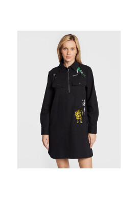 Volcom Дънкова рокля Bob Mollema B1332214 Черен Regular Fit - Pepit.bg