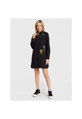 Volcom Дънкова рокля Bob Mollema B1332214 Черен Regular Fit - Pepit.bg