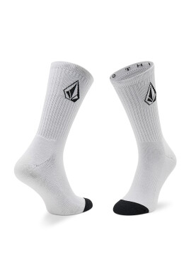 Volcom Комплект 3 чифта дълги чорапи мъжки Full Stone Sock D6302004 Бял - Pepit.bg