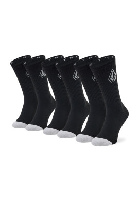 Volcom Комплект 3 чифта дълги чорапи мъжки Full Stone Sock D6302004 Черен - Pepit.bg