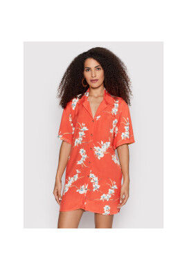 Volcom Рокля тип риза Retro Resort B0412204 Червен Oversize - Pepit.bg