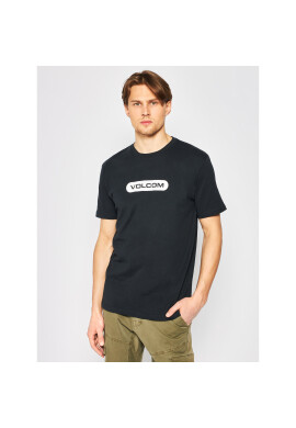 Volcom Тишърт New Euro A3512051 Черен Modern Fit - Pepit.bg