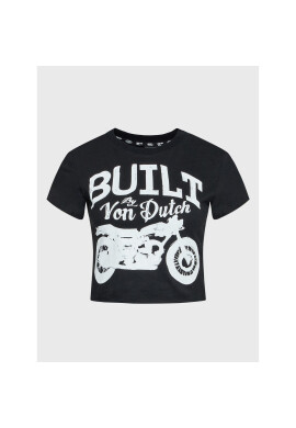 Von Dutch Тишърт Amanda 6 230 056 Черен Regular Fit - Pepit.bg