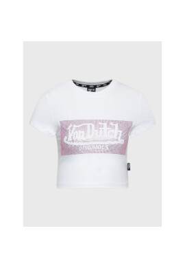 Von Dutch Тишърт Anna 6230062 Бял Regular Fit - Pepit.bg