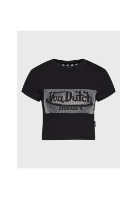 Von Dutch Тишърт Anna 6230063 Черен Regular Fit - Pepit.bg