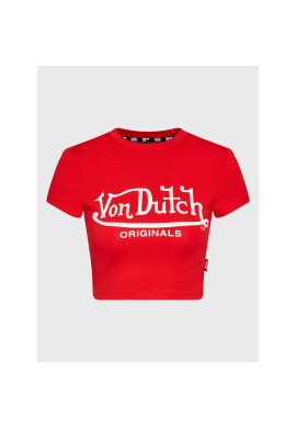 Von Dutch Тишърт Arta 6230046 Червен Regular Fit - Pepit.bg