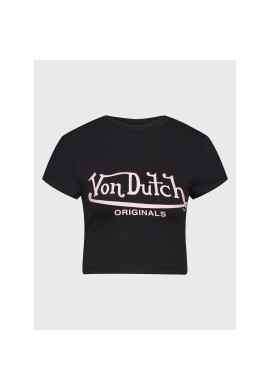 Von Dutch Тишърт Arta 6230058 Черен Regular Fit - Pepit.bg