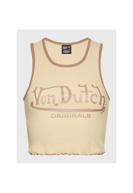 Von Dutch топ Ashley 6 231 045 Бежов Slim Fit - Pepit.bg