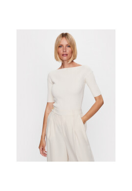 Weekend Max Mara Блуза Soraia 23536606 Екрю Slim Fit - Pepit.bg