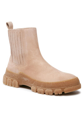 Weekend Max Mara Боти тип челси Genepi 2357960334600 Бежов - Pepit.bg