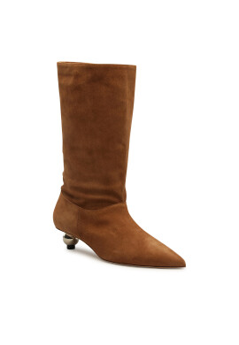 Weekend Max Mara Боти Vosci 2357910332600 Кафяв - Pepit.bg