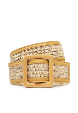 Weekend Max Mara Дамски колан Bocca 23550101346 Жълт - Pepit.bg