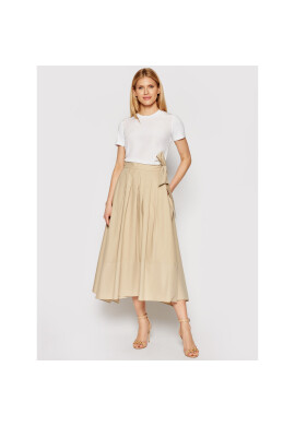 Weekend Max Mara Миди пола Oblare 51010411 Бежов Regular Fit - Pepit.bg