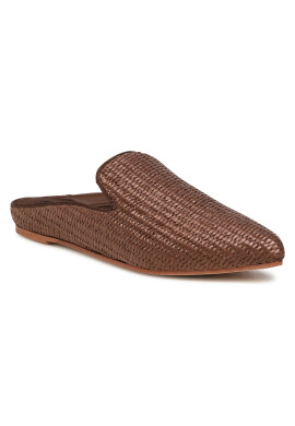Weekend Max Mara Пантофи Tela 55211714670 Кафяв - Pepit.bg