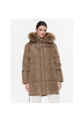 Weekend Max Mara Пухено яке Bembo 54961123 Кафяв Regular Fit - Pepit.bg