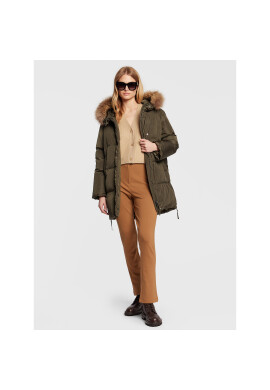 Weekend Max Mara Пухено яке Bembo 54961123 Каки Regular Fit - Pepit.bg