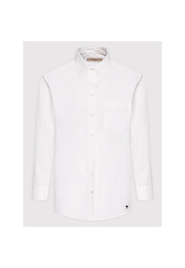 Weekend Max Mara Риза Mister 51960229 Бял Regular Fit - Pepit.bg