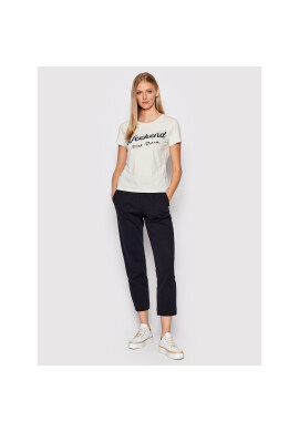 Weekend Max Mara Тишърт Cacao 59760429 Бял Regular Fit - Pepit.bg