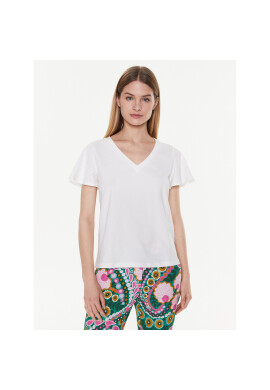 Weekend Max Mara Тишърт Multie 23594107 Бял Relaxed Fit - Pepit.bg