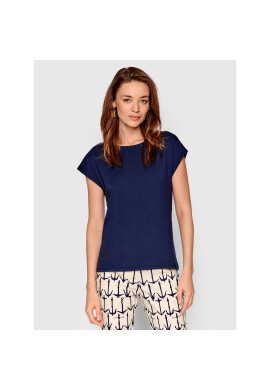 Weekend Max Mara Тишърт Multie 59410321 Тъмносин Regular Fit - Pepit.bg