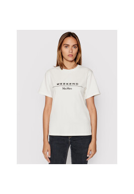 Weekend Max Mara Тишърт Navetta 59760319 Бял Regular Fit - Pepit.bg