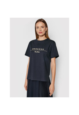 Weekend Max Mara Тишърт Navetta 59760319 Тъмносин Regular Fit - Pepit.bg