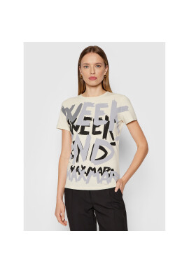 Weekend Max Mara Тишърт Rana 5976041 Бежов Regular Fit - Pepit.bg