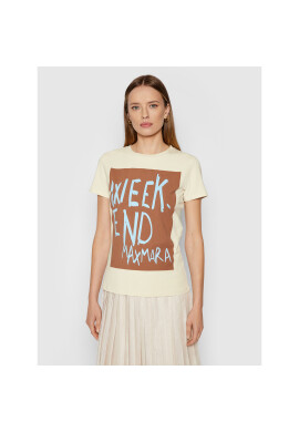 Weekend Max Mara Тишърт Rana 59760419 Бежов Regular Fit - Pepit.bg