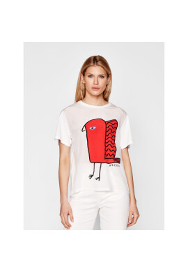 Weekend Max Mara Тишърт Sarda 59410911 Бял Regular Fit - Pepit.bg