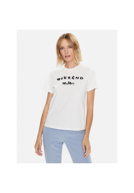 Weekend Max Mara Тишърт Talento 23597101 Бял Regular Fit - Pepit.bg