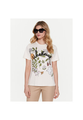 Weekend Max Mara Тишърт Talento 2359710137 Екрю Regular Fit - Pepit.bg