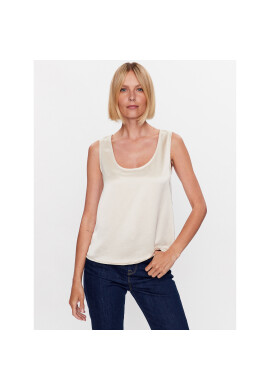 Weekend Max Mara топ Sonale 23594609 Екрю Regular Fit - Pepit.bg