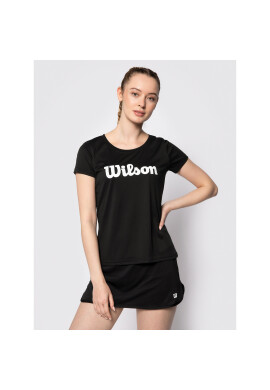 Wilson Тениска от техническо трико Uwii Script Tech Tee WRA770507 Черен Slim Fit - Pepit.bg