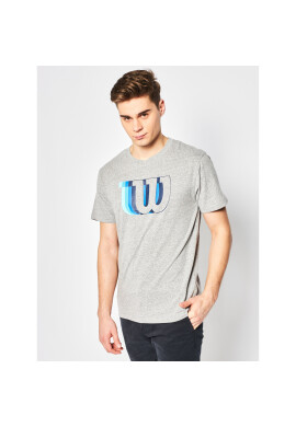 Wilson Тишърт M Blur W Tech Tee WRA779602 Сив Regular Fit - Pepit.bg