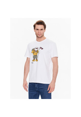 Woolrich Тишърт Animated Sheep CFWOTE0095MRUT3370 Бял Regular Fit - Pepit.bg