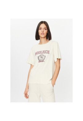 Woolrich Тишърт Ivy CFWWTE0080FRUT3333 Екрю Regular Fit - Pepit.bg