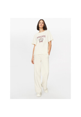 Woolrich Тишърт Ivy CFWWTE0080FRUT3333 Екрю Regular Fit - Pepit.bg