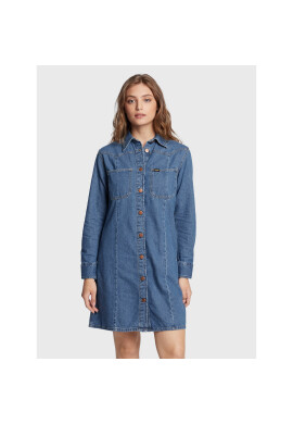Wrangler Дънкова рокля Western W24JLLX8E Син Regular Fit - Pepit.bg