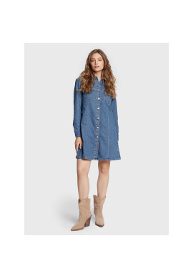 Wrangler Дънкова рокля Western W24JLLX8E Син Regular Fit - Pepit.bg