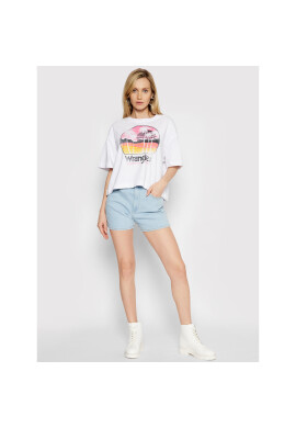 Wrangler Дънкови шорти W22DZH25E Син Mom Fit - Pepit.bg