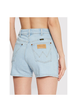 Wrangler Дънкови шорти W22DZH25E Син Mom Fit - Pepit.bg